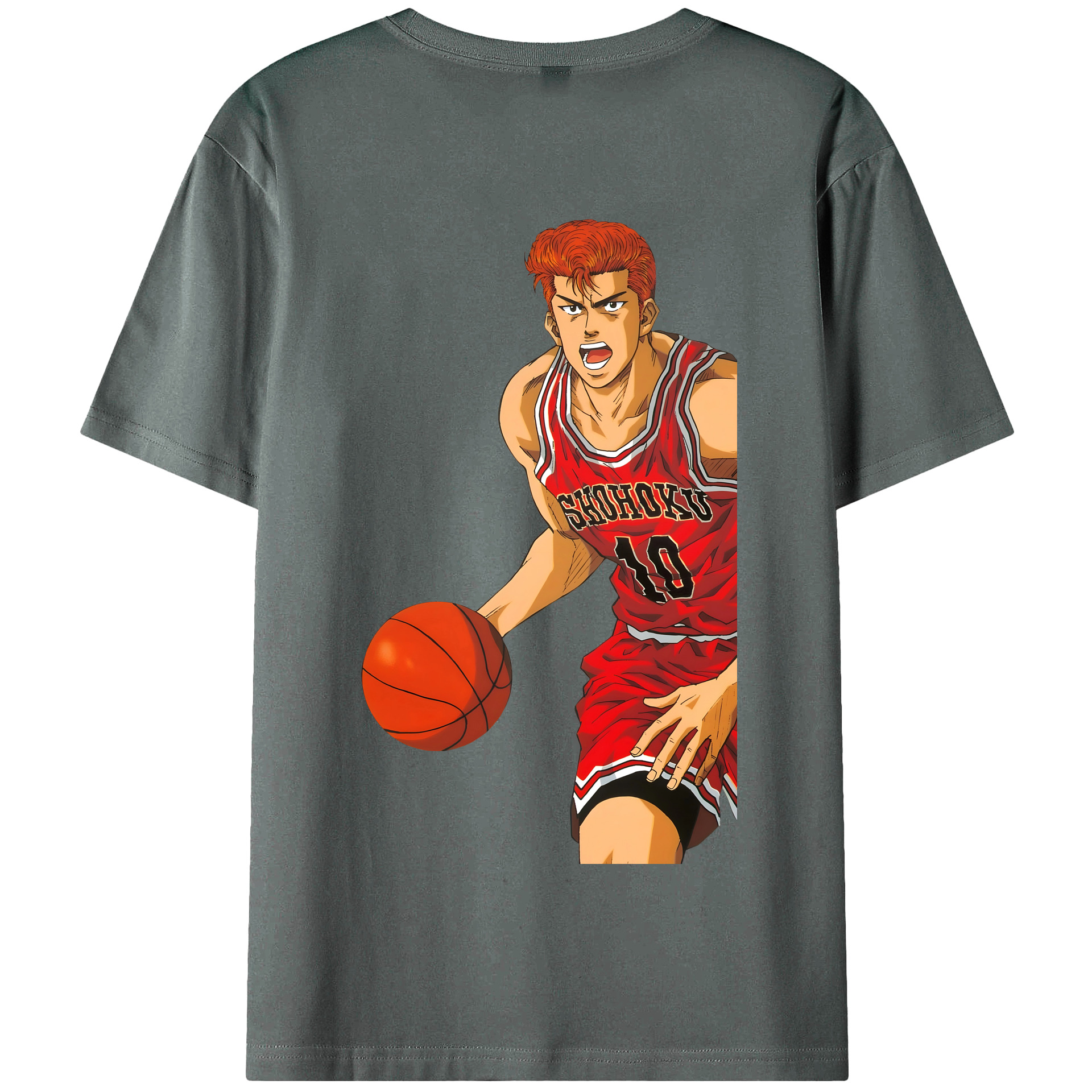 SLAM DUNK／スラムダンク 綿100％半袖Tシャツ（背面プリント）